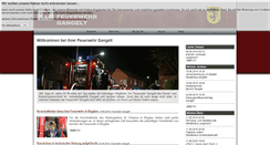 Desktop Screenshot of feuerwehr-gangelt.de